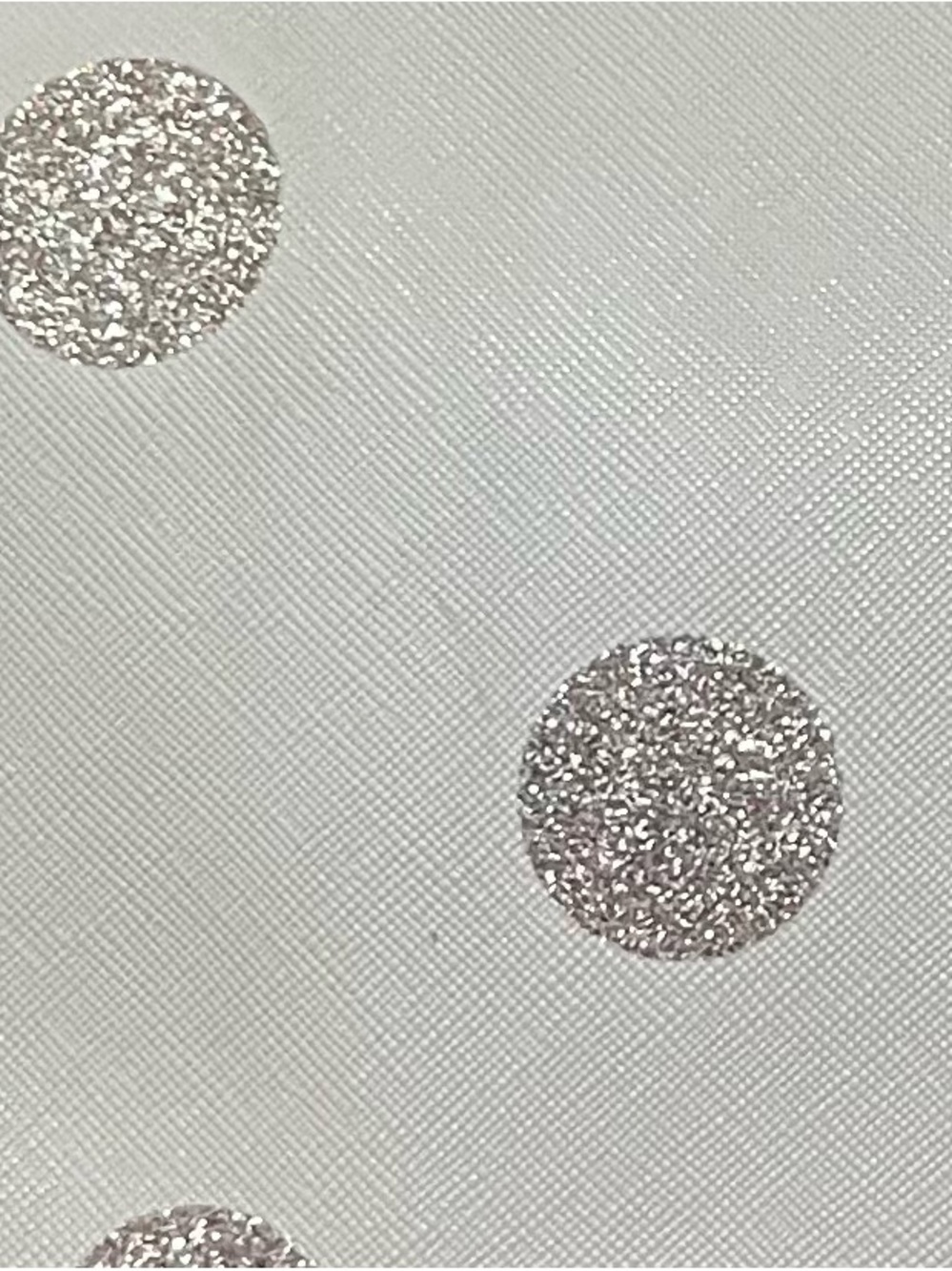 FUC Rehab Kate Spade Pink Polka Dot Tote Bag - Glitter Accent - Picture 4 of 12
